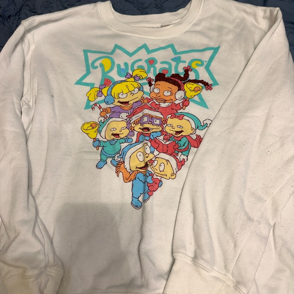 Rugrats Kids White Sweatshirt